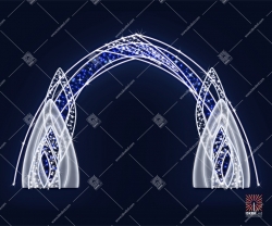 Светодиодная арка "Снежная королева"