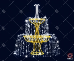 Светодиодный фонтан "Каскад из водопадов"