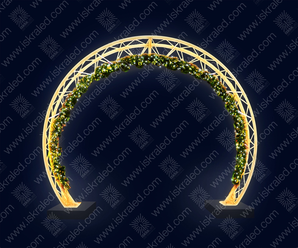 Светодиодная арка Золотое кольцо"