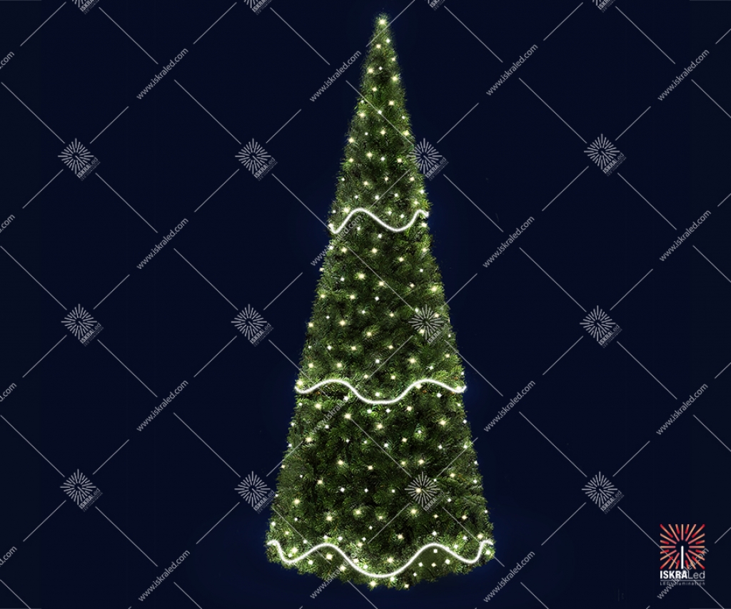 Светодиодная елка "Зеленая новогодняя ель"